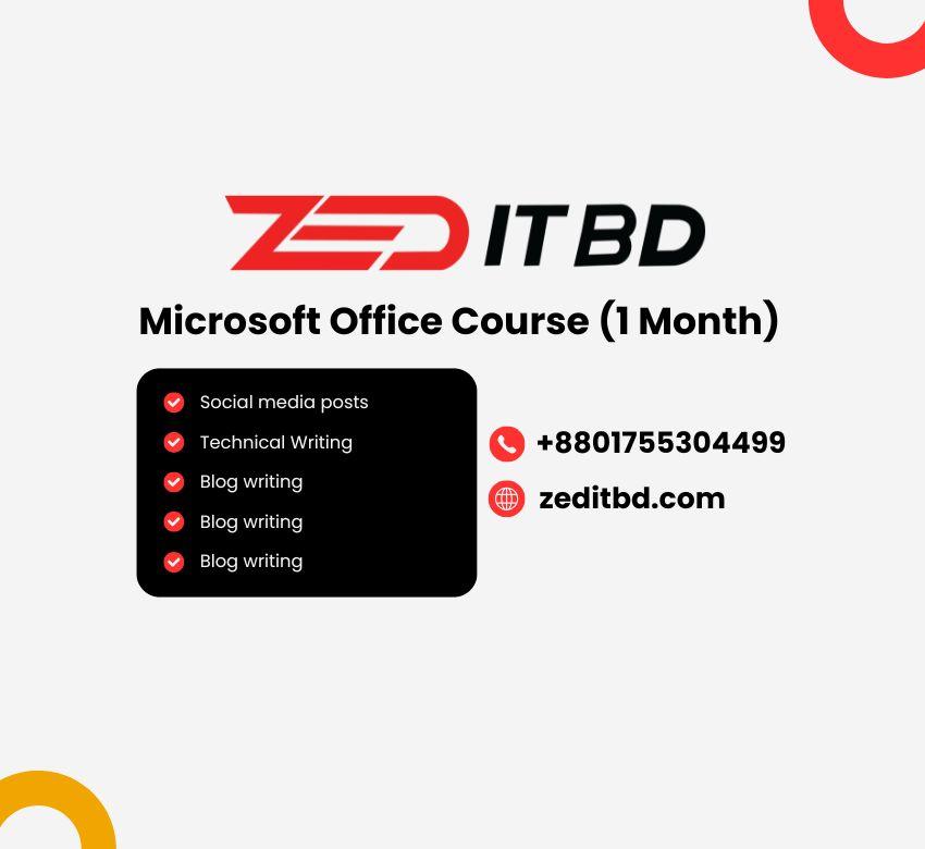 Microsoft Office (1 Month Course)